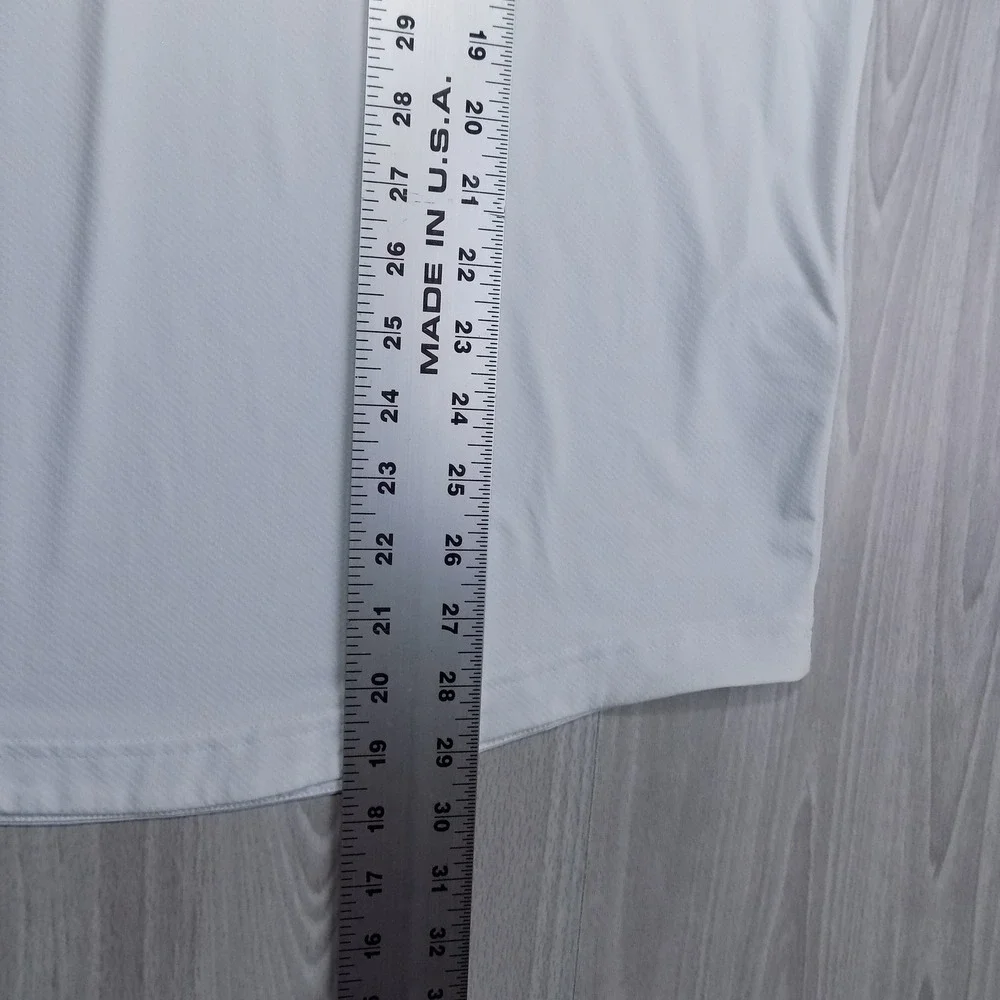 Under Armour Iso-Chill Polo Shirt Mens Large White Performance 1362954-100 NEW
